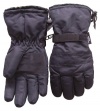 N'ice Caps Boys Snowboarder Glove with Gauntlet Black