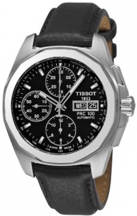 Tissot Men's T0084141605100 PRC 100 Black Chronograph Dial Watch