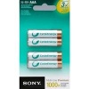 Sony Cycle Energy AAA Nickel Metal Hydride (NiMH), 800mAh Rechargeable Batteries - 4 Pack