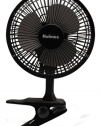 Holmes HCF0611A-BM Convertible Clip Desk Fan, Black