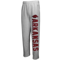 NCAA adidas Arkansas Razorbacks Big Block Fleece Sweatpants - Cardinal