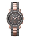 Michael Kors Women's MK5465 Runway Grey & Rose Gold-Tone Stainless Steel Watch