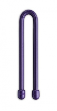 Nite Ize GT6-2PK-23 Gear Tie Reusable 6-Inch Rubber Twist Tie, 2-Pack, Purple