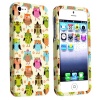 eForCity Snap-on Rubber Coated Case Compatible with Apple® iPhone® 5, Fancy Owls