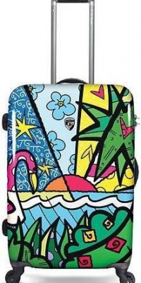 Heys USA Luggage Britto Palm 26 Inch Hardside Spinner, Palm, 26 Inch