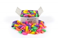 Charles Leonard Inc., Eraser, Caps, Assorted Colors, 1 Gross/Box (71544)