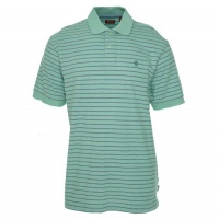 IZOD Men's Short Sleeve Classix Stripe Oxford Pique Polo