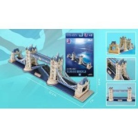 3D Puzzle - London Tower Bridge 120 Pieces