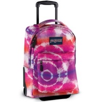 JanSport Wheeled Superbreak Backpack (Pink Prep Hippy Skip)