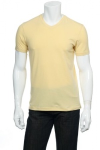 Alfani Tortilla (light yellow) SS V-Neck T-Shirt