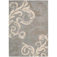 Nourison Contour Rug, Silver, 3' 6 x 5' 6