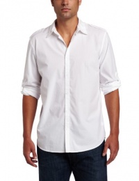 Calvin Klein Sportswear Men's Long Sleeve Roll-up Woven Shirt