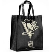 Pittsburgh Penguins Black Reusable Tote Bag