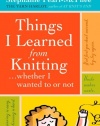 Things I Learned From Knitting: ...whether I wanted to or not