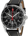 Victorinox Swiss Army Men's 241444 Chron Classic Black Chronograph Dial Watch