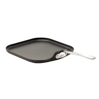 Emeril by All-Clad E9191364 Hard Anodized Nonstick 11-Inch Square Griddle Cookware, Black