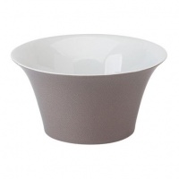 Philippe Deshoulieres Seychelles Taupe Salad Bowl Large 85 oz