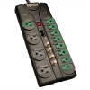 TRIPP LITE AV1210SATG Eco Green RJ11 RJ45 Coax 12 Outlet 10-Feet Cord A/V Surge Protector