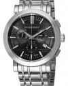 Burberry Men's BU1360 Heritage Black Chronograph Dial Bracelet Watch