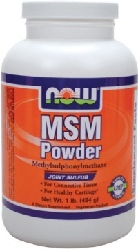 NOW Foods MSM Pure Powder, 1-Pound