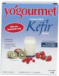 Yogourmet Freeze Dried Kefir Starter, 1 oz. box  (Pack of 2)