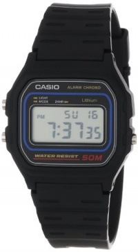 Casio Men's W59-1V Classic Black Digital Watch