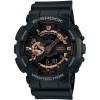 G-SHOCK BLACK BAND W/BROZE BE GA110RG-1AC MENS Sports Watches BLACK