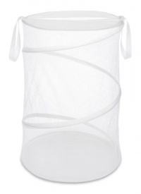 Whitmor 6233-1160-WHT 18-Inch Collapsible Hamper, White