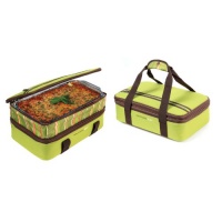 Rachael Ray Expandable Lasagna Lugger, Green