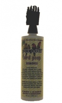 Poop-Off Bird Poop Remover Brush Top, 16-Ounce