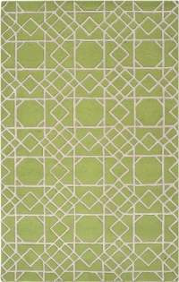 Surya G-5096 Goa Contemporary Area Rug, 5-Feet by 8-Feet, Peridot