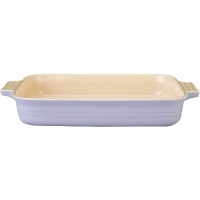 Le Creuset Stoneware 12-1/2-by-9-1/2-Inch Rectangular Baking Dish, Lilac