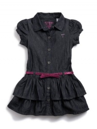 GUESS Kids Girls Denim Dress, RINSE (3T)