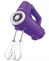 Cuisinart CHM-3PUR 3-Speed Electronic Hand Mixer, Purple