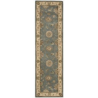 Nourison 2000 2210 Rectangle Rug, Blue, 2.6-Feet by 12.0-Feet