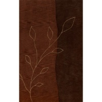 Dalyn Rugs Studio 309 5-Feet by 7-Feet 9-Inch Area Rug, Nutmeg