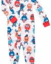 Carters Skateboarding Monster Pajamas WHITE MULTI 18 Mo