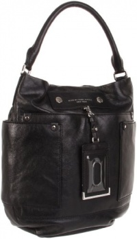 Marc Jacobs Preppy Leather Hobo Bag in Black