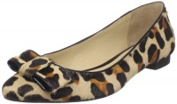 Kate Spade New York Women's Elise Pointed Toe Ballet Flat,Leopard,6 M US