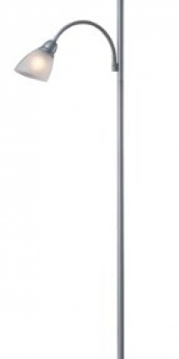 Normande Lighting JS3-130 CFL Torchiere Floor Lamp with Side Reading Lamp including CFL Bulbs