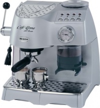 Lello 45920 Ariete Cafe Roma Deluxe Espresso/Cappuccino Maker with Built-In Coffee Grinder