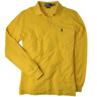 Polo Ralph Lauren Men's Custom-Fit Long-Sleeved Mesh Polo