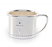 Mud Pie Baby Classic Keepsakes Silver-plate Cross Cup