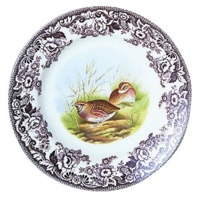 Spode Woodland Quail Salad Plate