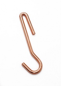 Old Dutch Straight Pot Rack Hooks, Copper, Set of 4