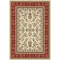 Safavieh Lyndhurst Collection LNH331A Ivory and Rust Area Rug, 5-Feet 3-Inch by 7-Feet 6-Inch