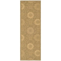 Safavieh CY6948-49 Courtyard Collection Gold and Natural Indoor/Outdoor Area Rug, 8-Feet by 11-Feet 2-Inch