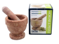 RSVP Classic Kitchen Basics Red Marble Mortar & Pestle