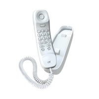 Uniden Slim1100 Slimline Corded Phone, white, one phone