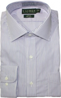 Lauren By Ralph Lauren Slim-Fit Non Iron Multi-Stripe Dress Shirt